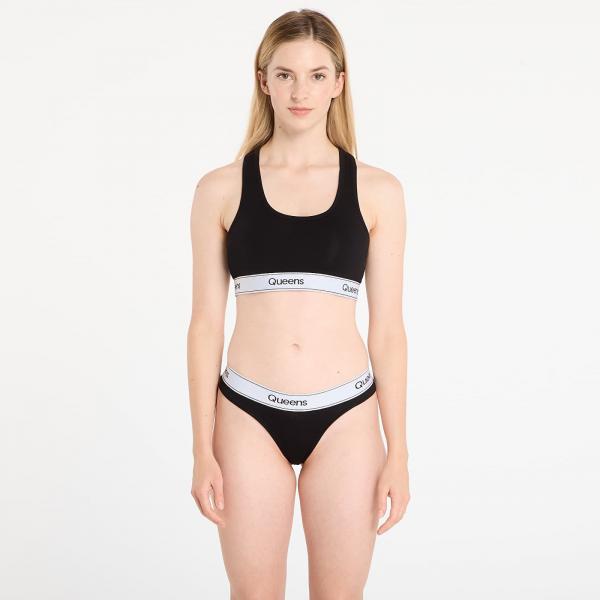 Podprsenka Queens Womens Bralette 2-Pack Black M