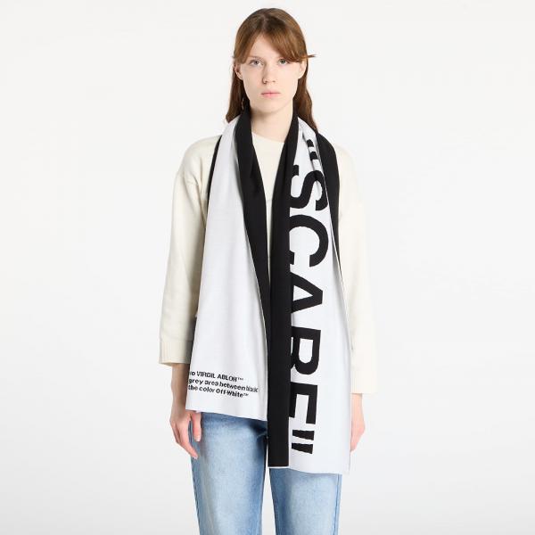 Šála Off-White Quotes Scarf White/ Black Universal
