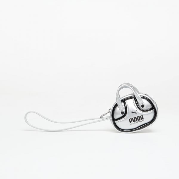Kabelka Puma 1976 Metallic Grip Bag Keychain Silver Universal