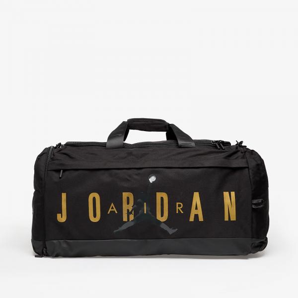 Jordan Jam Velocity Duffle Black/ Gold L