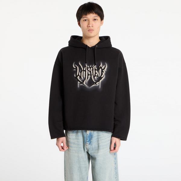 Mikina Wasted Paris M Sword Straight Hoodie Faded Black L