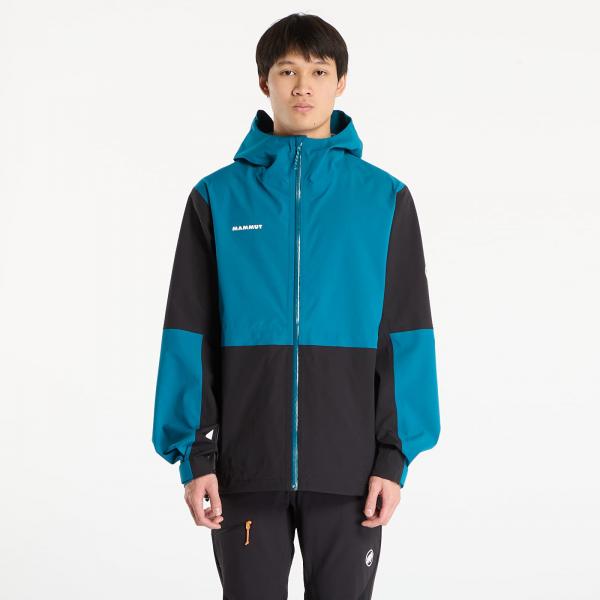 Bunda Mammut Linard Guide HS Hooded Jacket Men Black/ Deep Teal M