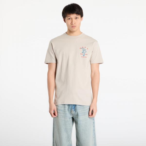 Tričko OBEY Bad Ideas Eagle Classic T-Shirt Silver Grey XL