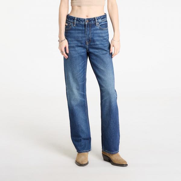 Džíny Calvin Klein Jeans Signature 90S Straight Short Jeans Blue 25