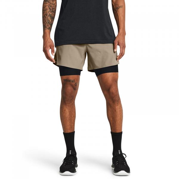Šortky Under Armour Vanish Elite 2In1 Short Brown XXXL