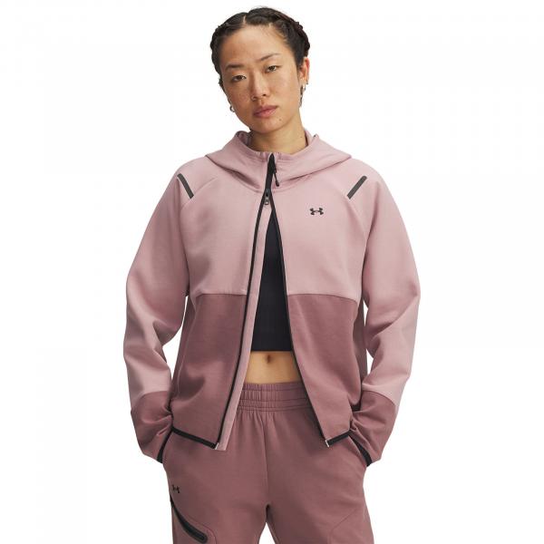 Mikina Under Armour Unstoppable Fleece Fz Pink M