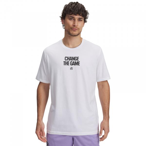 Tričko Under Armour Curry Playable Tee 1 White M