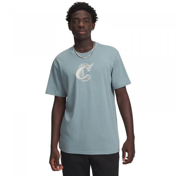 Tričko Under Armour Curry Verbiage Tee 1 Green S
