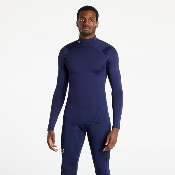 Tričko Under Armour Cg Armour Comp Mock Navy XL
