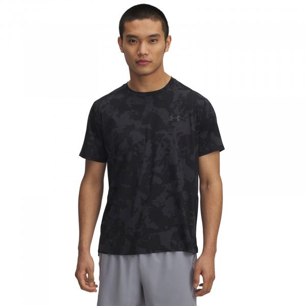 Tričko Under Armour Launch Elite Prt SS T-Shirt Gray M