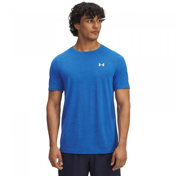 Tričko Under Armour Vanish Seamless SS T-Shirt Blue XXL