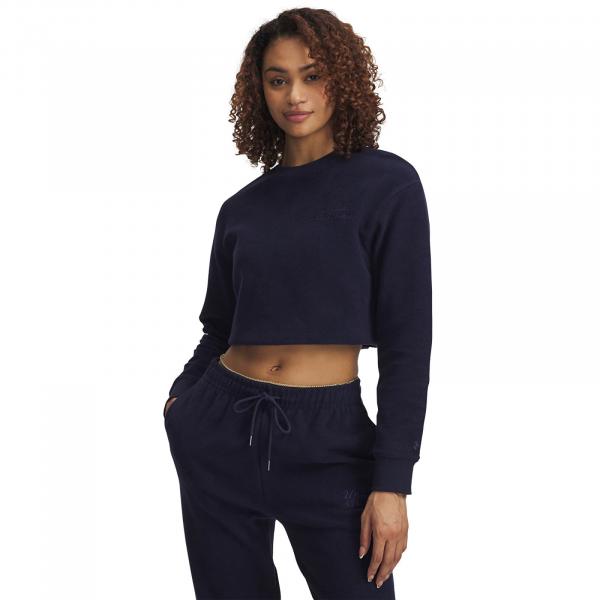 Mikina Under Armour Icon Terry Varsity Crew Blue S