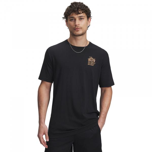 Tričko Under Armour M 60/40S Can'T Hoop SS T-Shirt Black S