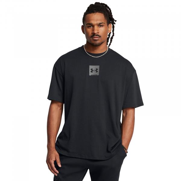 Tričko Under Armour M Hw Os Sm Box SS T-Shirt Black S