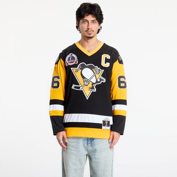Dres Mitchell & Ness NHL Dark Jersey Penguins 1991 Mario Lemieux Pittsburgh Penguins Black M