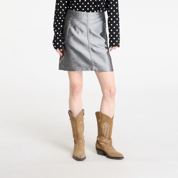 Sukně Calvin Klein Jeans A Line Denim Skirt Blue 27