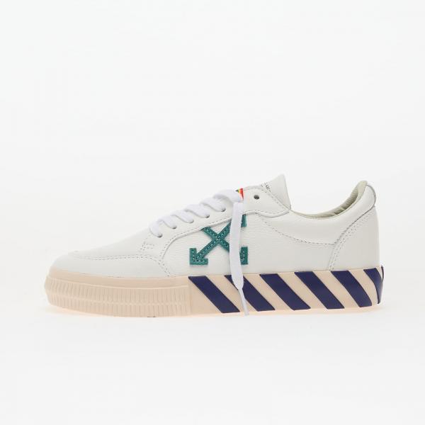 Tenisky Off-White Low Vulcanized Leather White/ Teal EUR 35