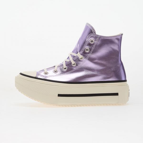 Tenisky Converse Chuck Taylor All Star Lift Double Stack Lilac Metallic/ Egret/ Black EUR 39