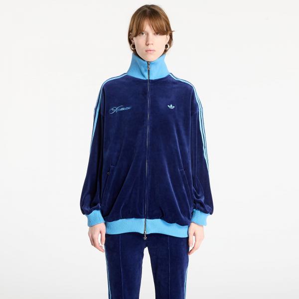 Mikina adidas By Avavav Velour Track Top Dark Blue M