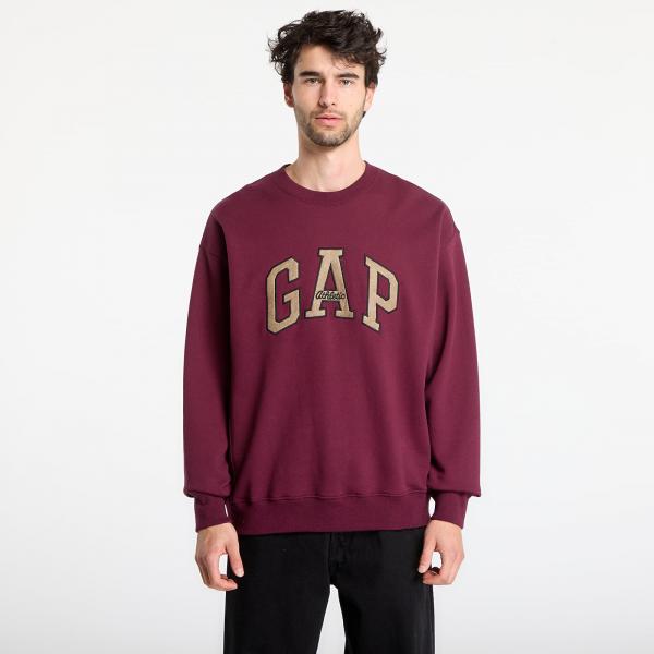 Mikina GAP Oversized Heavyweight Sweatshirt Tuscan Red L