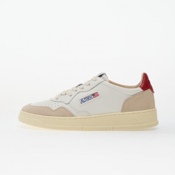 Tenisky Autry Medalist Low Man Leat/ Suede White/ Red EUR 46