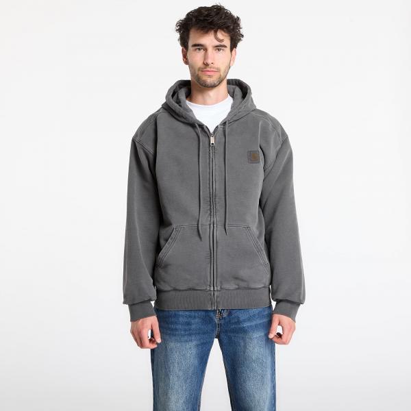 Mikina Carhartt WIP Hooded Vista Jacket Black Garment Dyed L