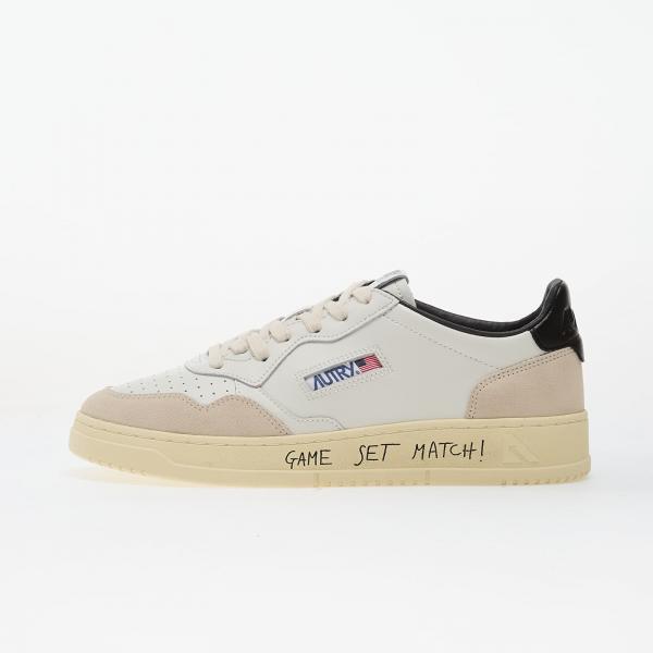 Tenisky Autry Medalist Low Man Match/ Suede White/ Black EUR 45