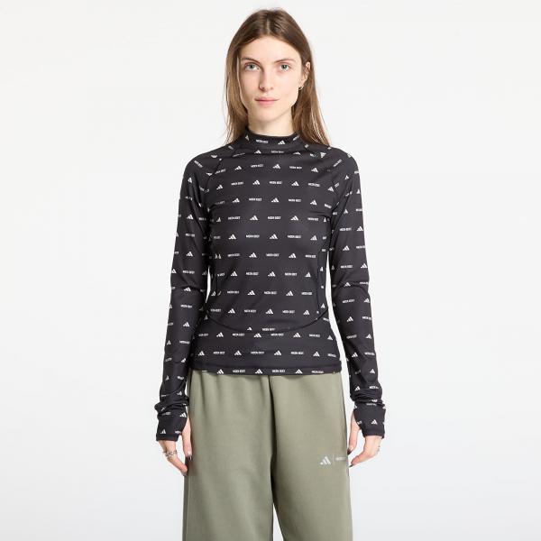 Tričko adidas x Moon Boot Tight Long-Sleeve Top Black/ Clear Brown S