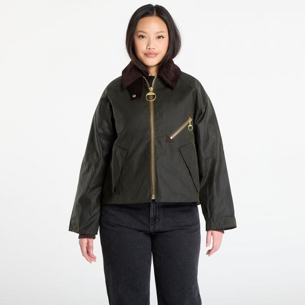 Bunda Barbour Arlene Wax Jacket Green L