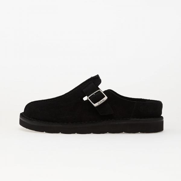 Tenisky Clarks Solsbury Mule Black Suede EUR 43