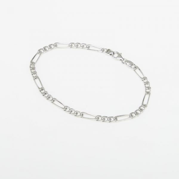 Náramek Miansai 3mm Figaro Chain Bracelet Sterling Silver M