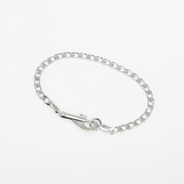 Náramek Miansai 4mm Snap Chain Bracelet Sterling Silver L