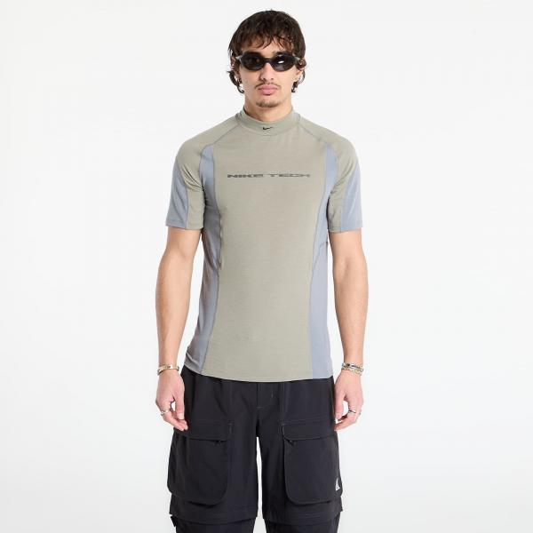Tričko Nike Men's Dri-FIT Short-Sleeve Base Layer Light Army/ Cool Grey/ Cool Grey/ Black XXL