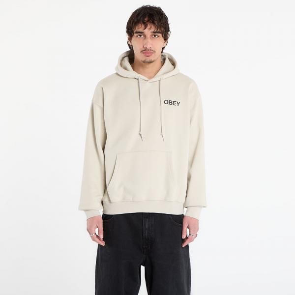 Mikina OBEY Doberman Pullover Hood Moonstruck XL