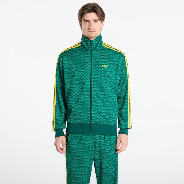 Mikina adidas Firebird Loose Monogram Track Top Collegiate Green M