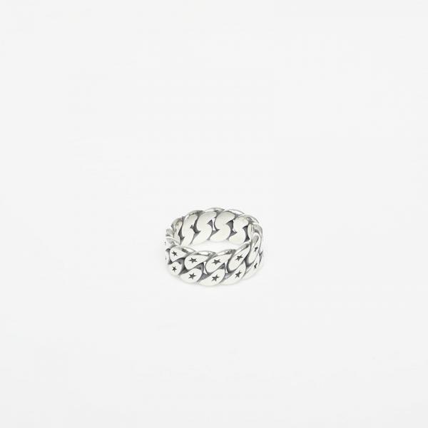 Prsten TwoJeys Cuban Monogram Ring New Ean Silver 58 mm