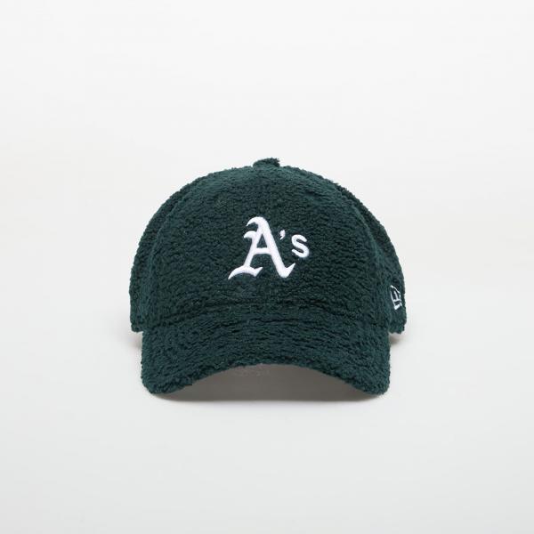 Kšiltovka New Era 9FORTY MLB Oakland Athletics Winter Borg Dark Green/ Optic White Universal