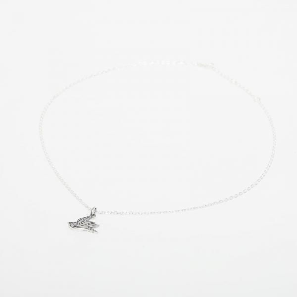 TwoJeys Silhouette Liberty Necklace Silver Universal