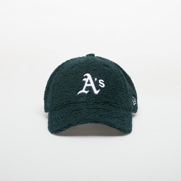 Kšiltovka New Era 9FORTY MLB Oakland Athletics Winter Borg Dark Green/ Optic White Universal