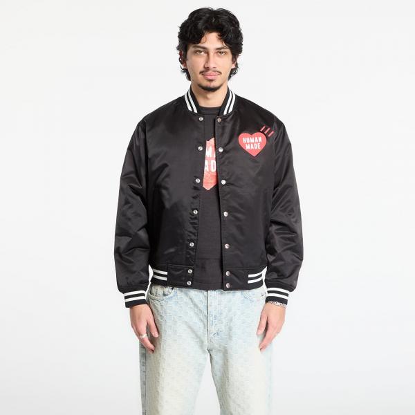 Bunda HUMAN MADE Nylon Stadium Jacket UNISEX Black XXL