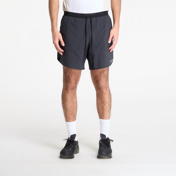 Šortky Nike Stride Men's Dri-FIT 7" 2-in-1 Running Shorts Black/ Black/ Black/ Reflective Silv XL