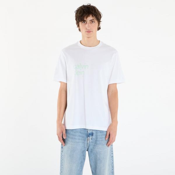 Tričko Calvin Klein Jeans Ss 20S Io Ck Graphic Tee White S