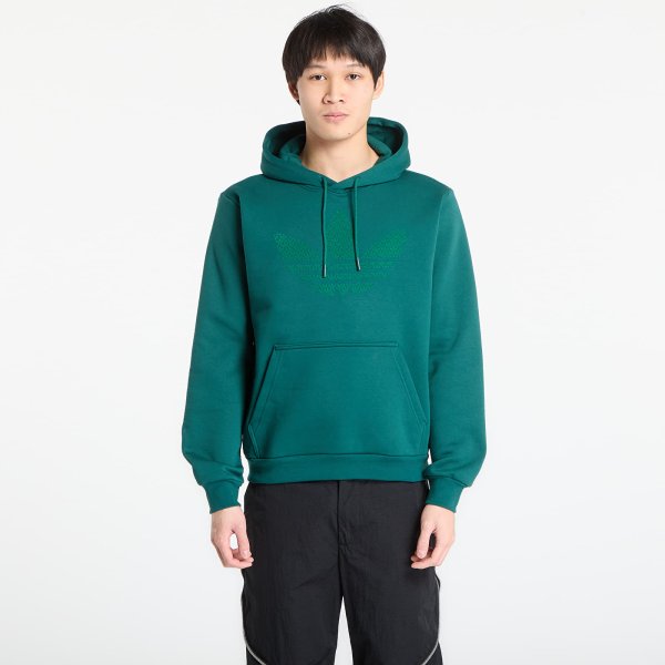 Mikina adidas Monogram Infill Hoodie Collegiate Green M