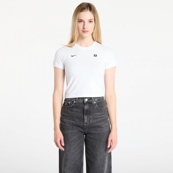 Tričko Nike Sportswear Shox Women's Tight T-Shirt White XL