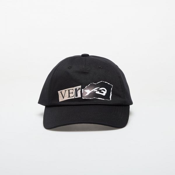 Kšiltovka Y-3 Graphic Dad Cap Black L