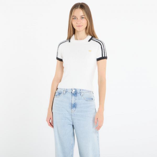 Tričko adidas Knit Cali T Off White L