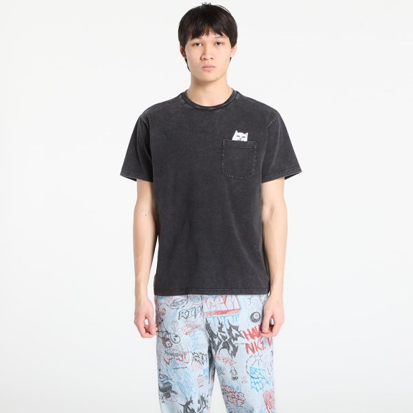 Tričko RIPNDIP Lord Nermal Pocket Tee Black Vintage Wash M