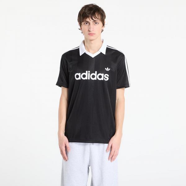 Dres adidas Archive Collar Engineered Jersey Black L