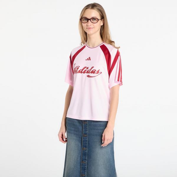 Tričko adidas W Her Tee Clear Pink/ Actmar M