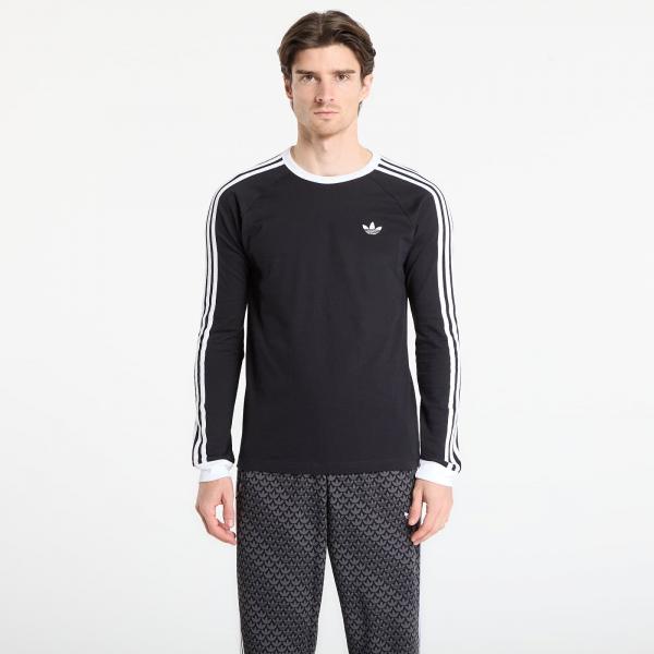 Tričko adidas 3-Stripes Long-Sleeve Top Long-Sleeve Top Black L